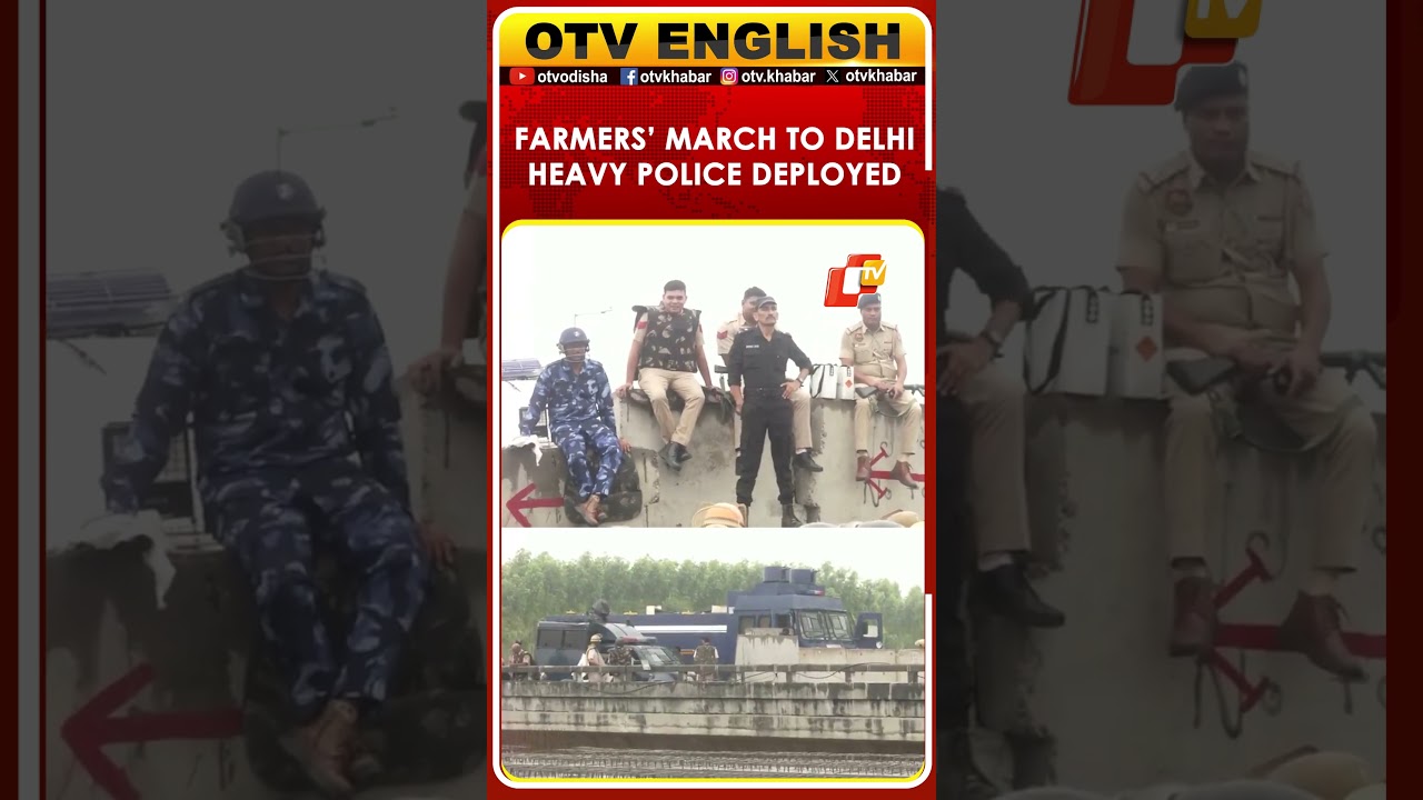 Heavy Police Deployment At Shambhu Border Ahead Of Farmers' Delhi March Today