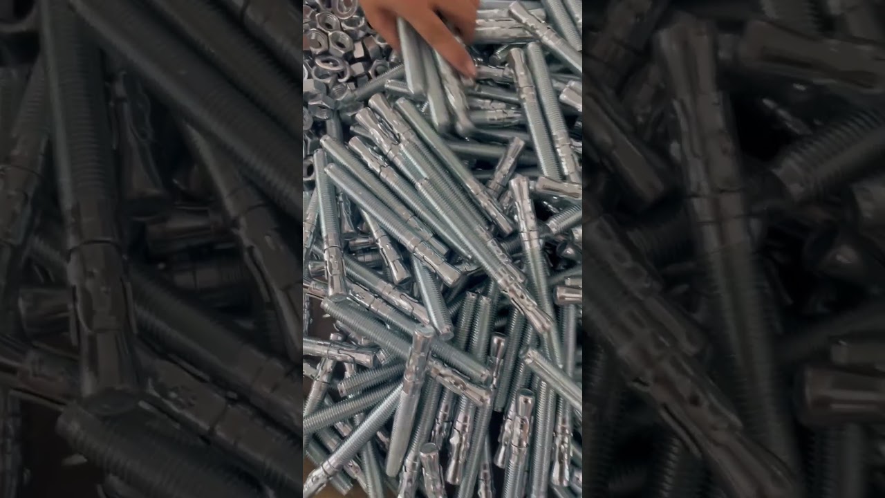 Zinc coating wedge anchor #anchor #fasteners #galvanizedsteel #fastener