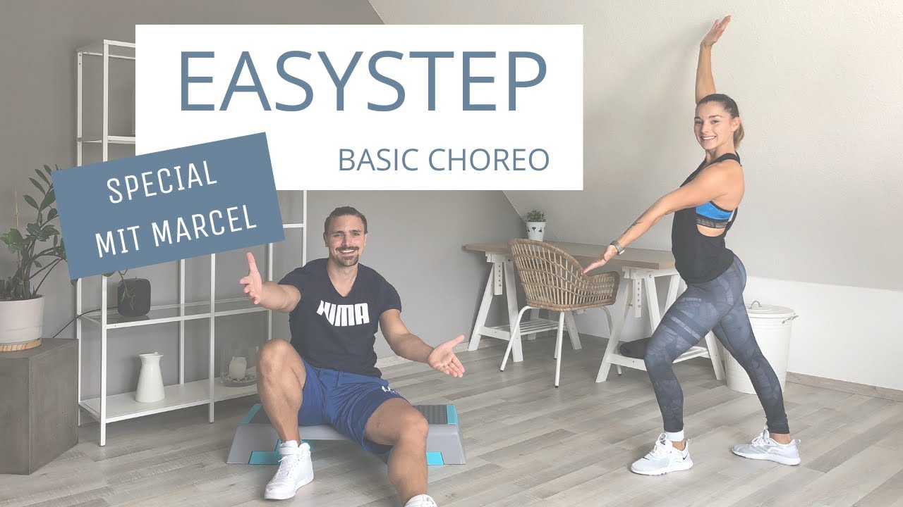 Step Aerobic Basic - 1000 Abo Special mit Marcel Kuhn // EasyStep 10 // 45 Min // 06.10.20