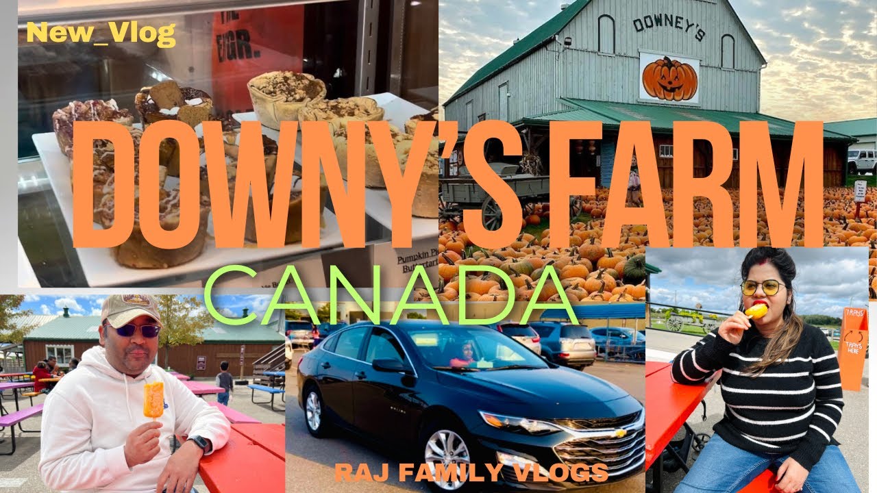 Downy’s Farm|| Having Fun At Downy’s Farm|| Best Place To Visit In Canada 🍁 For Kids | #candalife 🍁