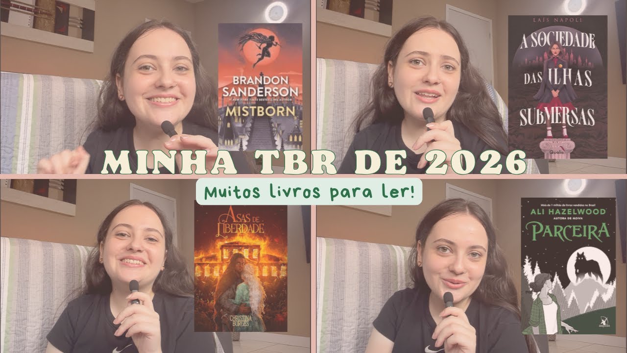 LIVROS QUE QUERO LER EM 2026 - Minha TBR | Julia Vargas