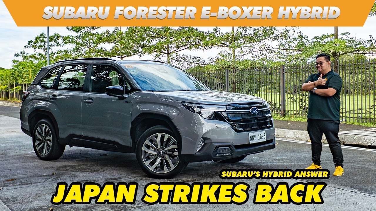 Обзор гибридного Subaru Forester E-Boxer | Ответ Японии | Тест-драйв на Филиппинах