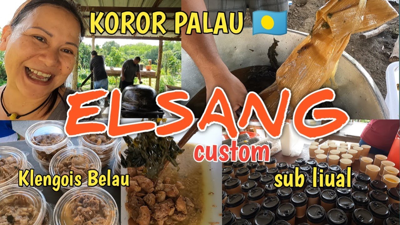 HOW PALAUAN FAMILY PREPARING FOR CUSTOM FOOD IN BEAUTIFUL ISLAND OF PALAU 🇵🇼#micronesia #philippines