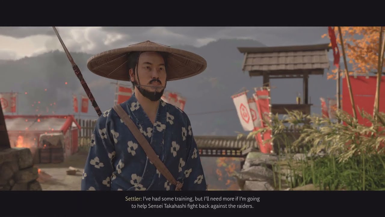 Ghost of yotei -Outpost Liberation Aggressive Combat Ruthless Gameplay 4k