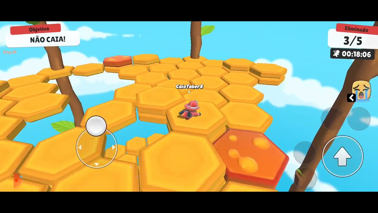 Jogando Stumble guys com o Caio Tuber