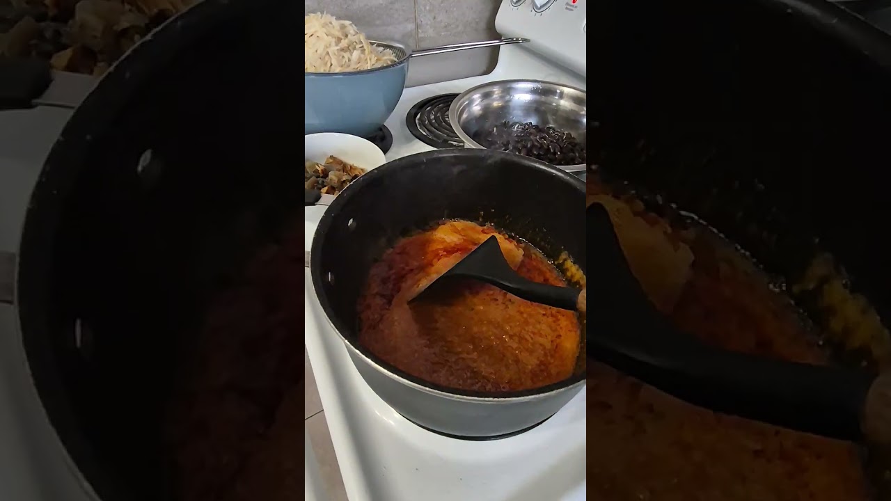 Simple but very delicious Enugu Abacha and beans