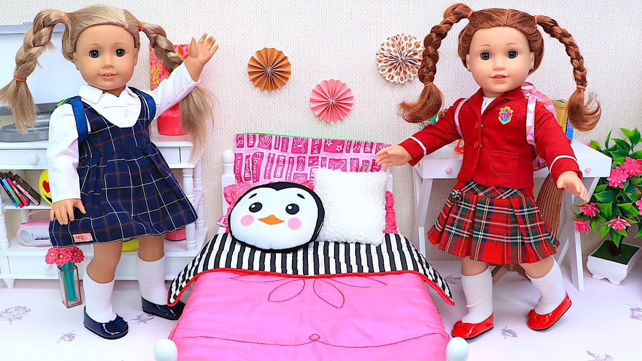Sister Dolls Morning Routines - Compilation stories by Play Dolls
