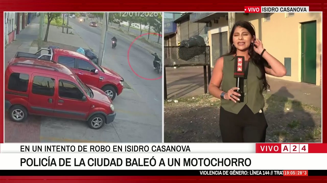 👉 INTENTO DE ROBO: POLIC&Iacute;A DE LA CIUDAD BALE&Oacute; A UN MOTOCHORRO