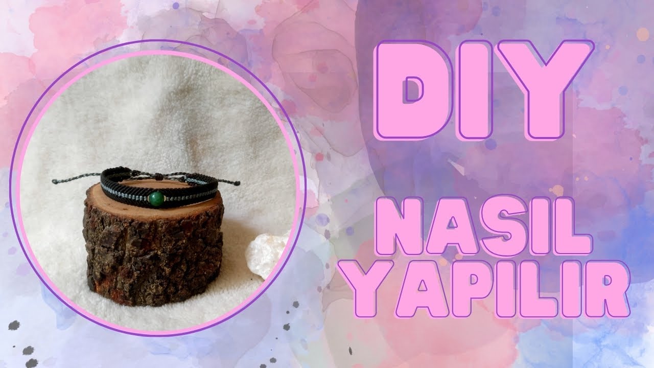 Makrame Bracelet Tutorial / DIY