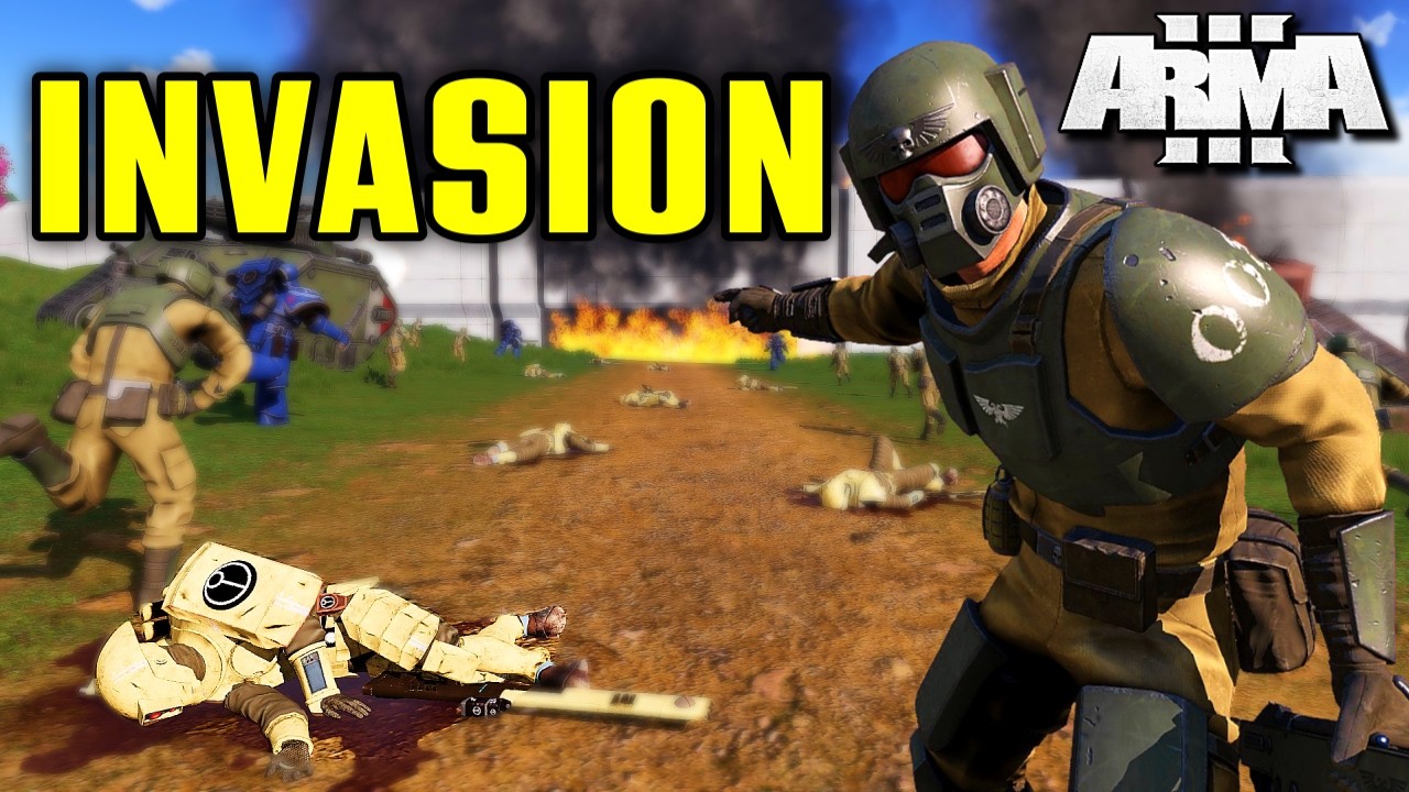Симуляция планетарного вторжения | Arma 3 40K