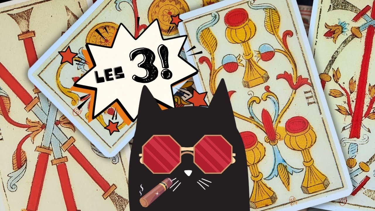 Apprendre le Tarot facilement! Marseille & RWS (Arcanes mineures 3: coupes, deniers, bâtons, épées)