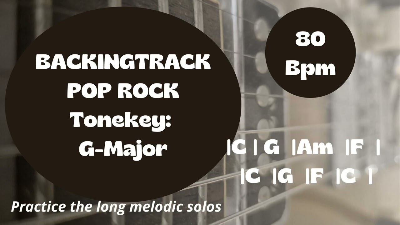 Easy Pop Rock Backing Track in C Major – Perfect for Beginners!