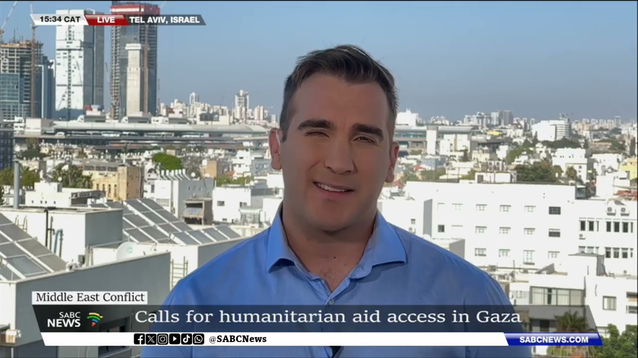 Calls for humanitarian aid access in Gaza: Trent Murray reports