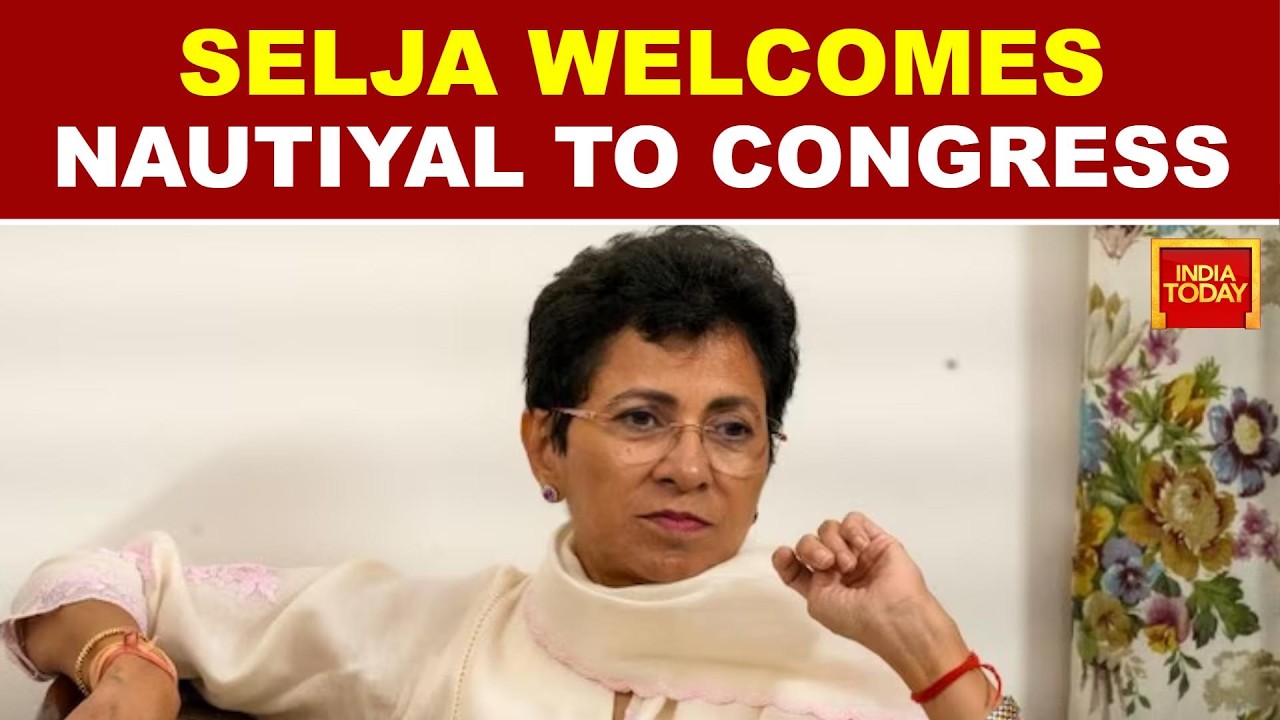 Kumari Selja Welcomes Ram Sharan Nautiyal To Congress, Attacks BJP Over Uttarakhand Government