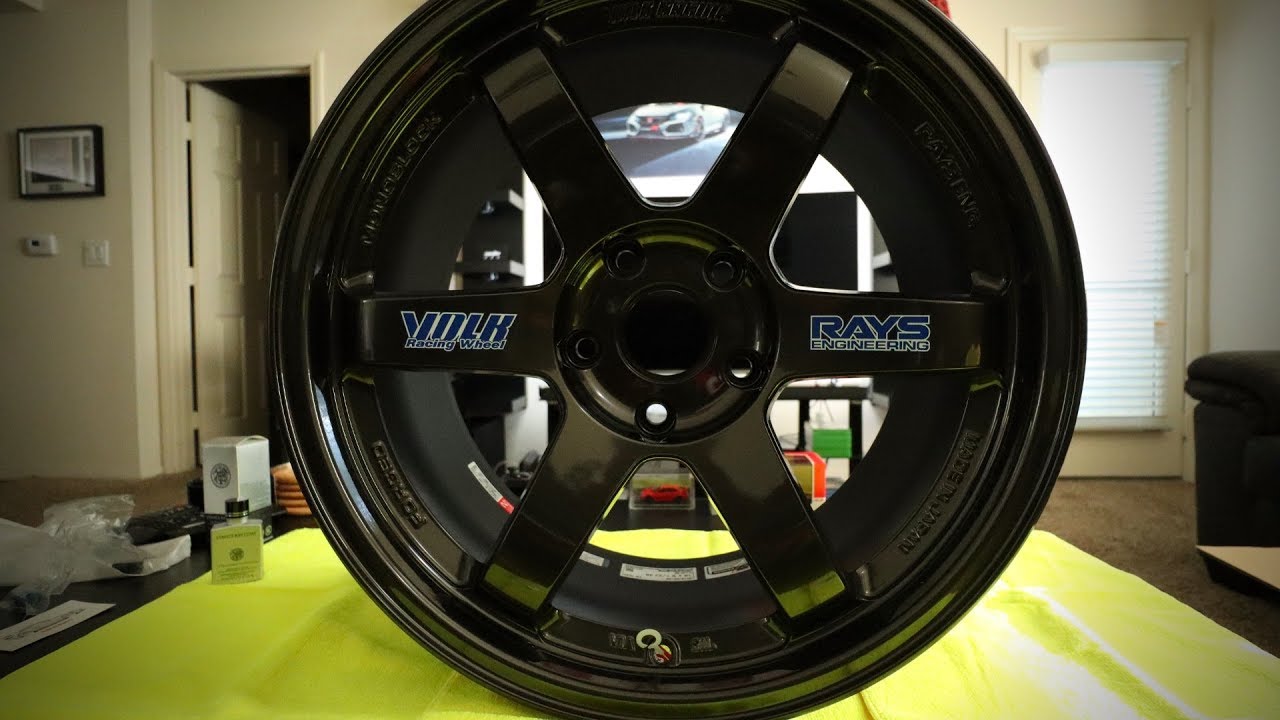 Volk Racing TE37 OG for Honda Civic Type R FK8 Ceramic Coating