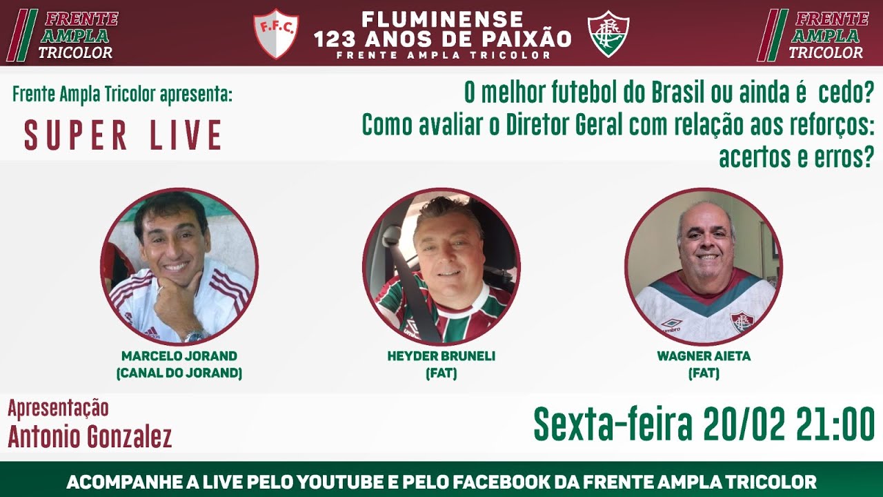 LIVE - O melhor futebol do Brasil ou a cedo? / Avaliação do Diretor Geral com relação aos reforços?