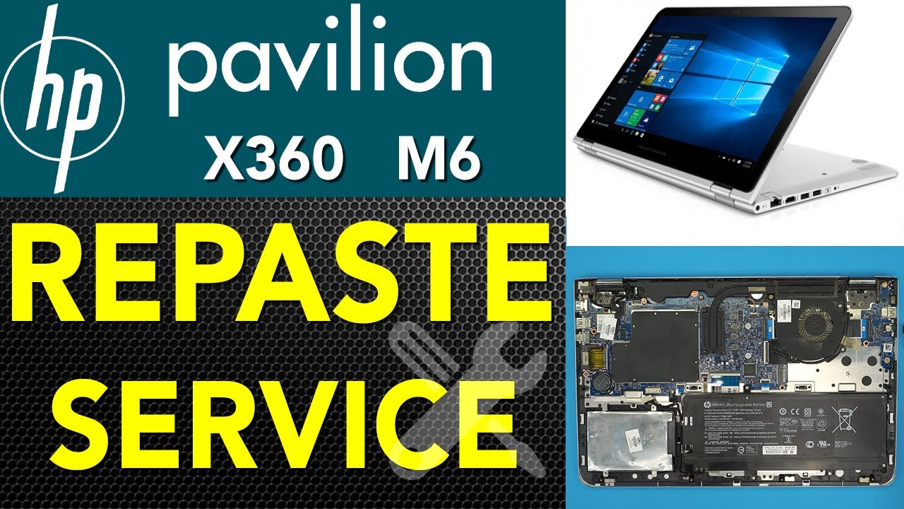 HP ENVY X360 M6 AQ 📢 REPASTE | SERVICE | CLEANING