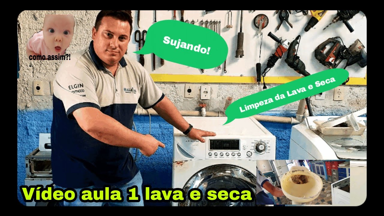 lava e seca sujando a roupa