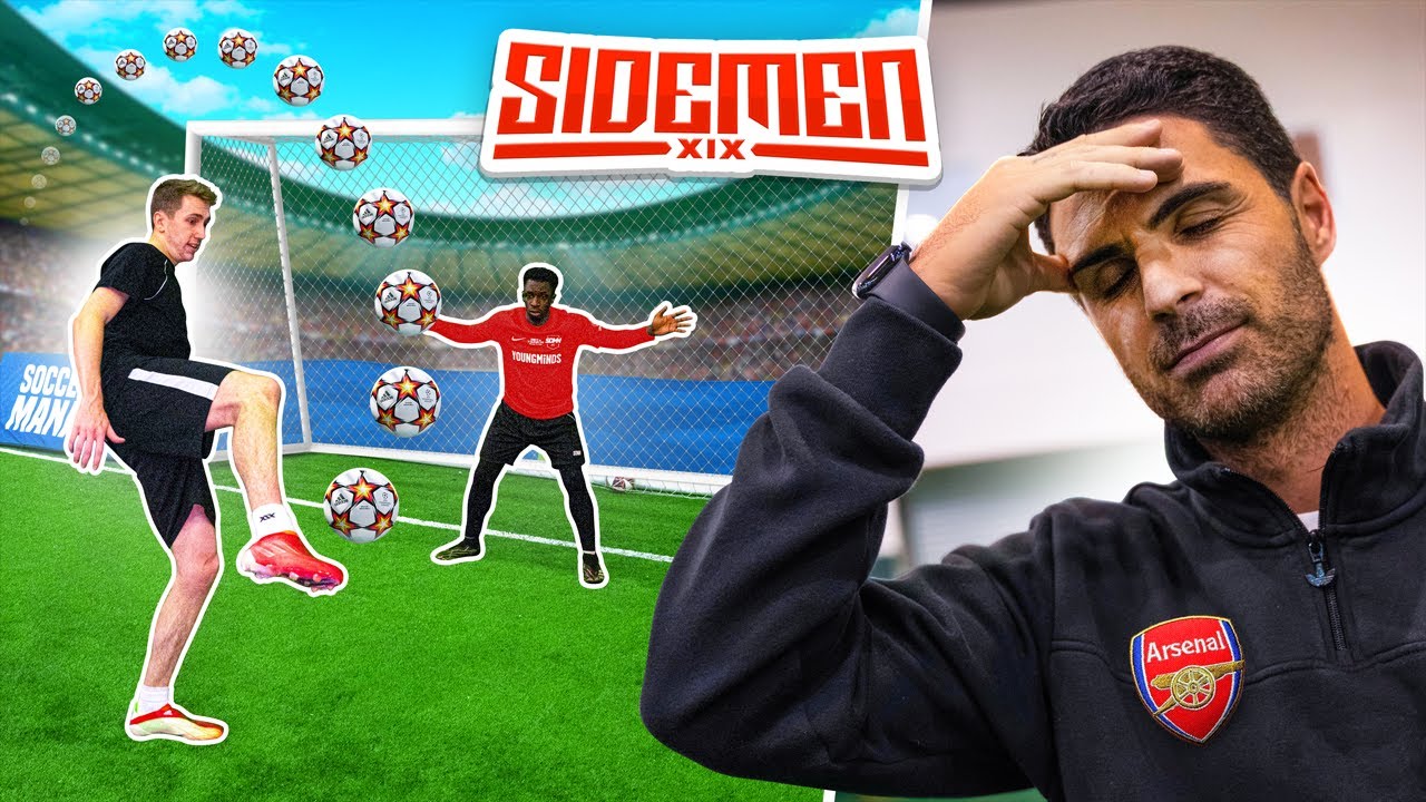 MIKEL ARTETA RATES THE SIDEMENS FOOTBALL ABILITY