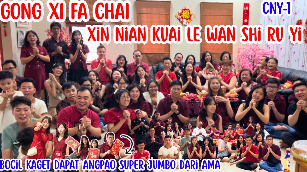 IMLEK HARI PERTAMA TAMUNYA WOW RAME BANGET‼️MOMEN INDAH KUMPUL BERSAMA KELUARGA BESAR SERU BANGET