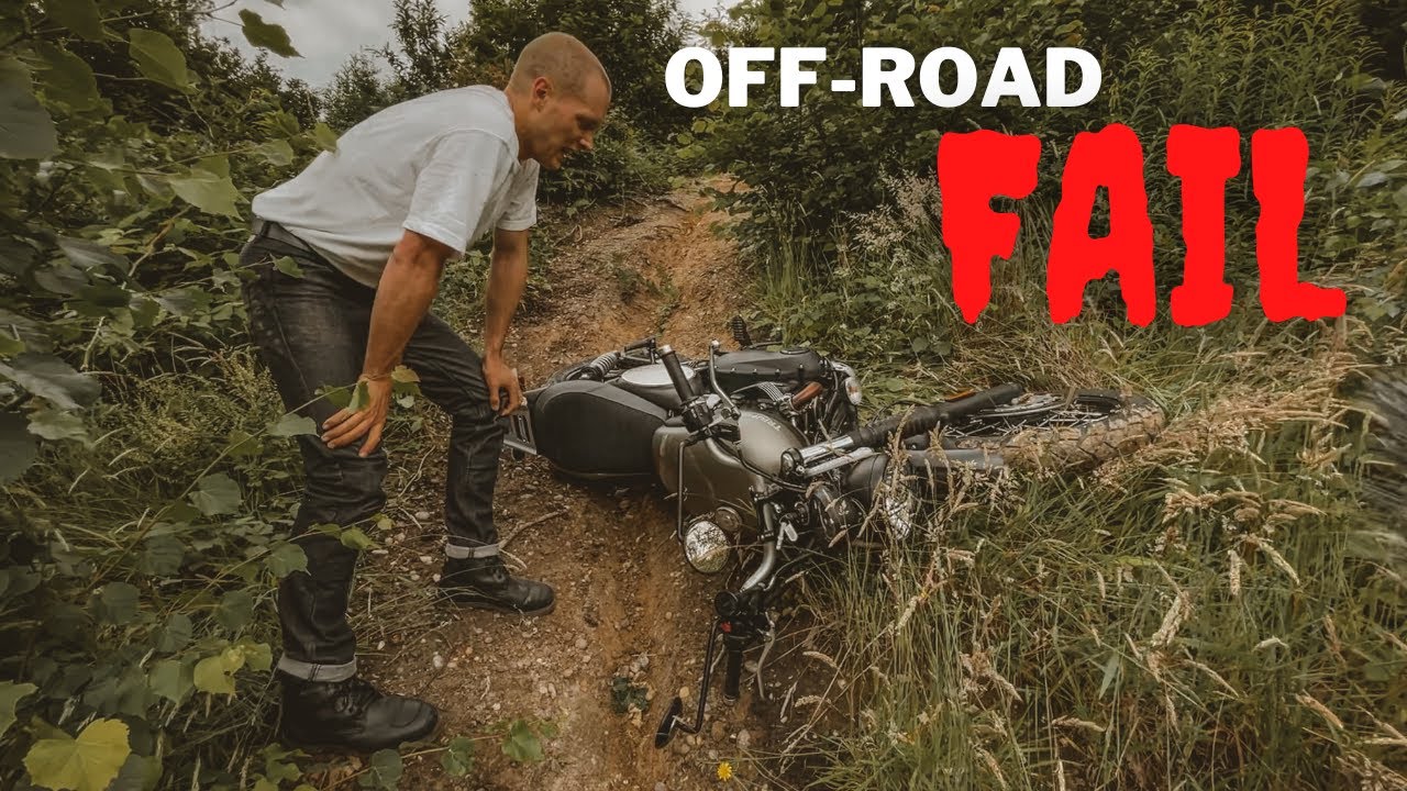 Off Roading Fail on a Triumph Street Scrambler