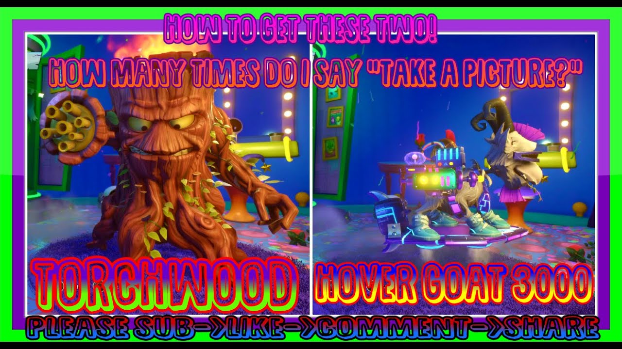 Как получить Торчвуд и Ховер-козла 3000! Plants vs Zombies Garden Warfare 2!