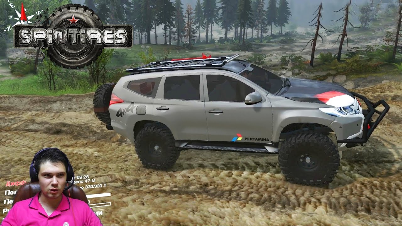 Mitsubishi Pajero Sport для Spintires. Не валит