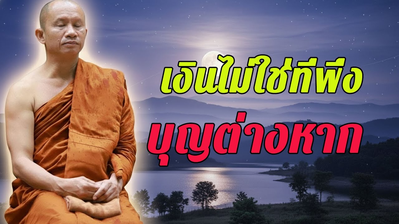 เสบียงชีวิตของเรา…ไม่ใช่เงิน แต่คือบุญ #พุทธวจน #ธรรมะคลายทุกข์  พระอาจารย์ราวี จารุธัมโม