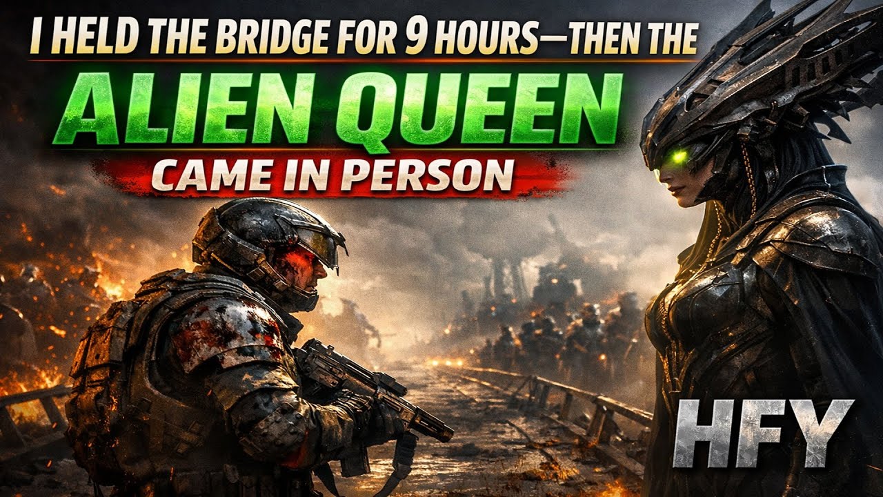 I Held the Bridge for 9 Hours—Then the Alien Queen Came in Person |HFY| SCI FI