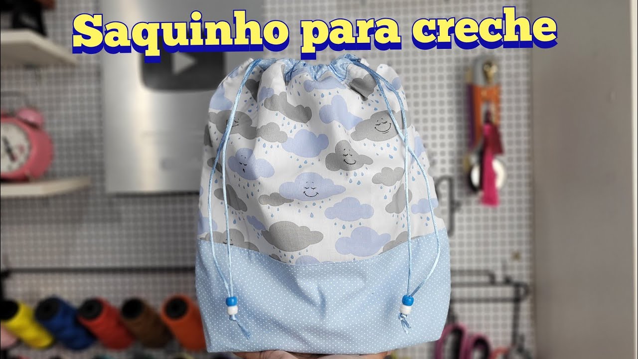 SAQUINHO DE ROUPA PARA CRECHE