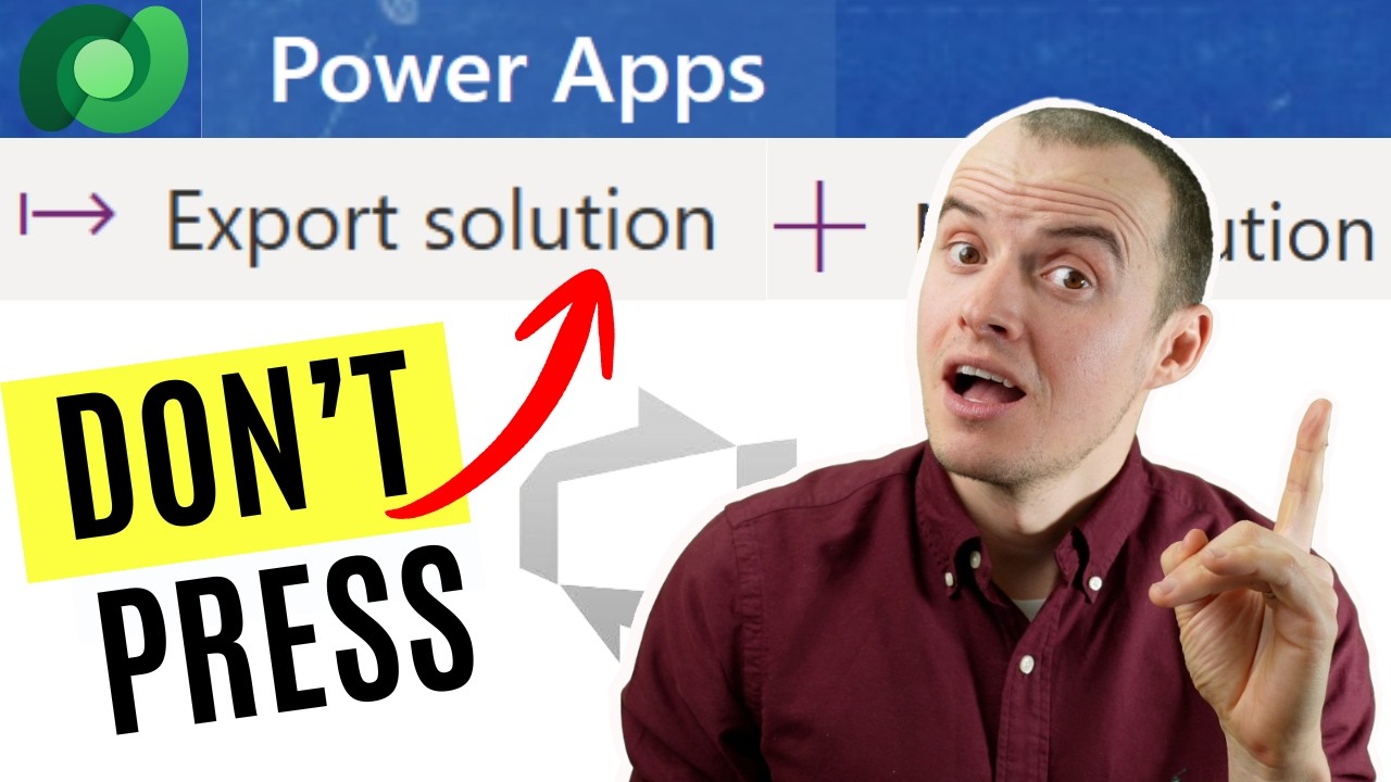 STOP clicking Export  -  In Dataverse Use Azure DevOps