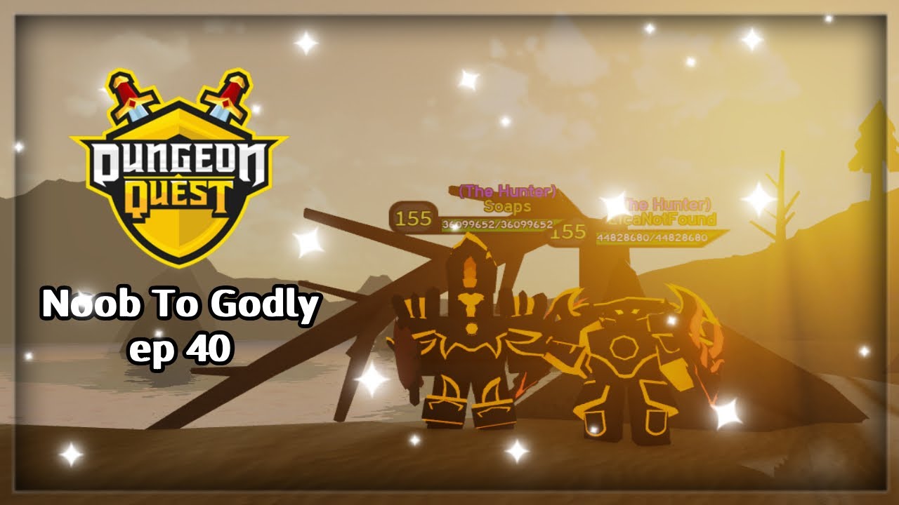 We Beat Volcanic Chambers Nightmare Mode With A Glitch! Dungeon Quest Noob To Godly Ep 40