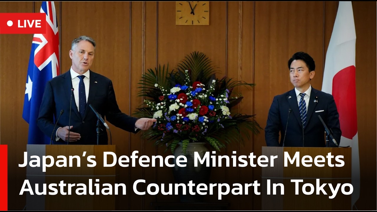 🔴LIVE: Japan&rsquo;s Defence Minister Meets Australian Counterpart In Tokyo | AC1S