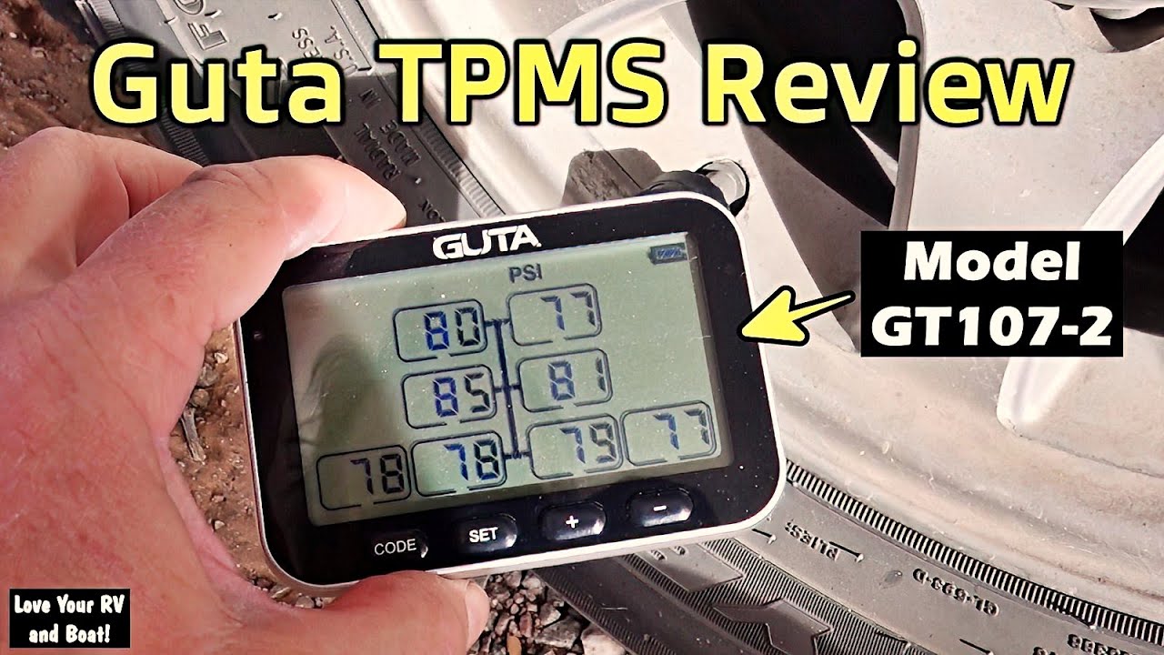 Guta RV Tire Pressure Monitor Review (Model GT107-2)