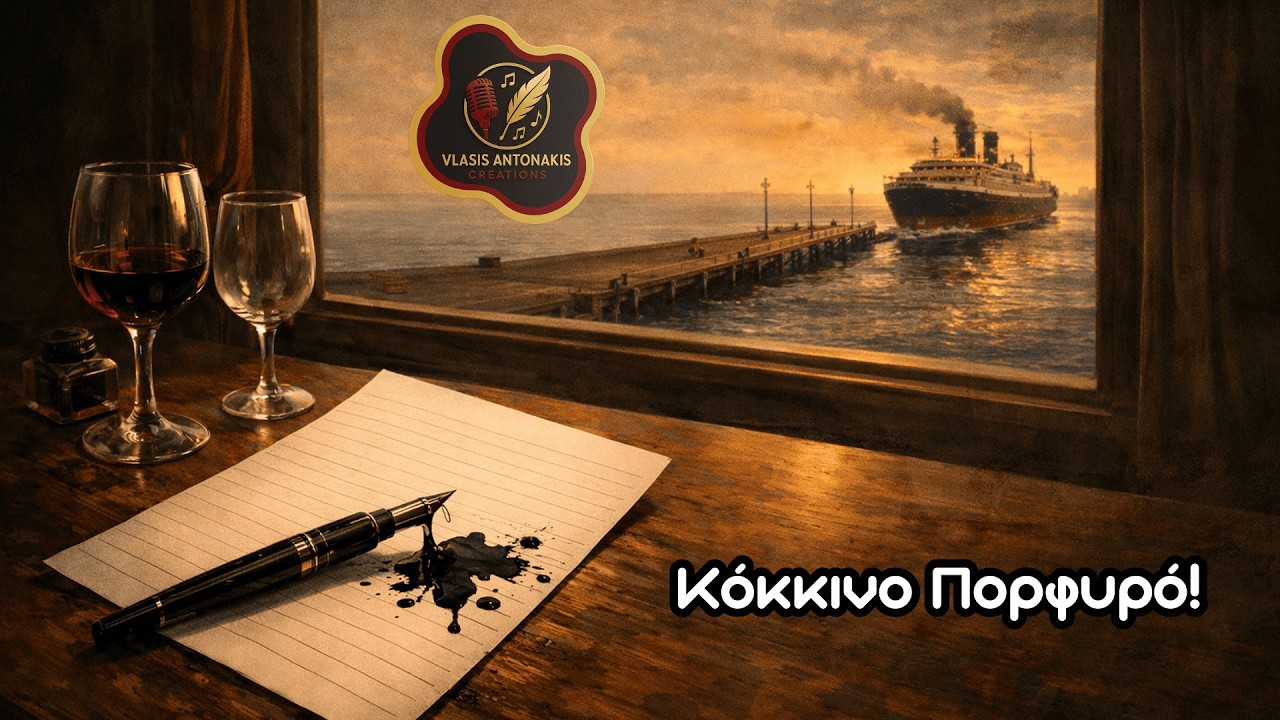 Κόκκινο πορφυρό!  Vlasis Antonakis (Official Music Video)