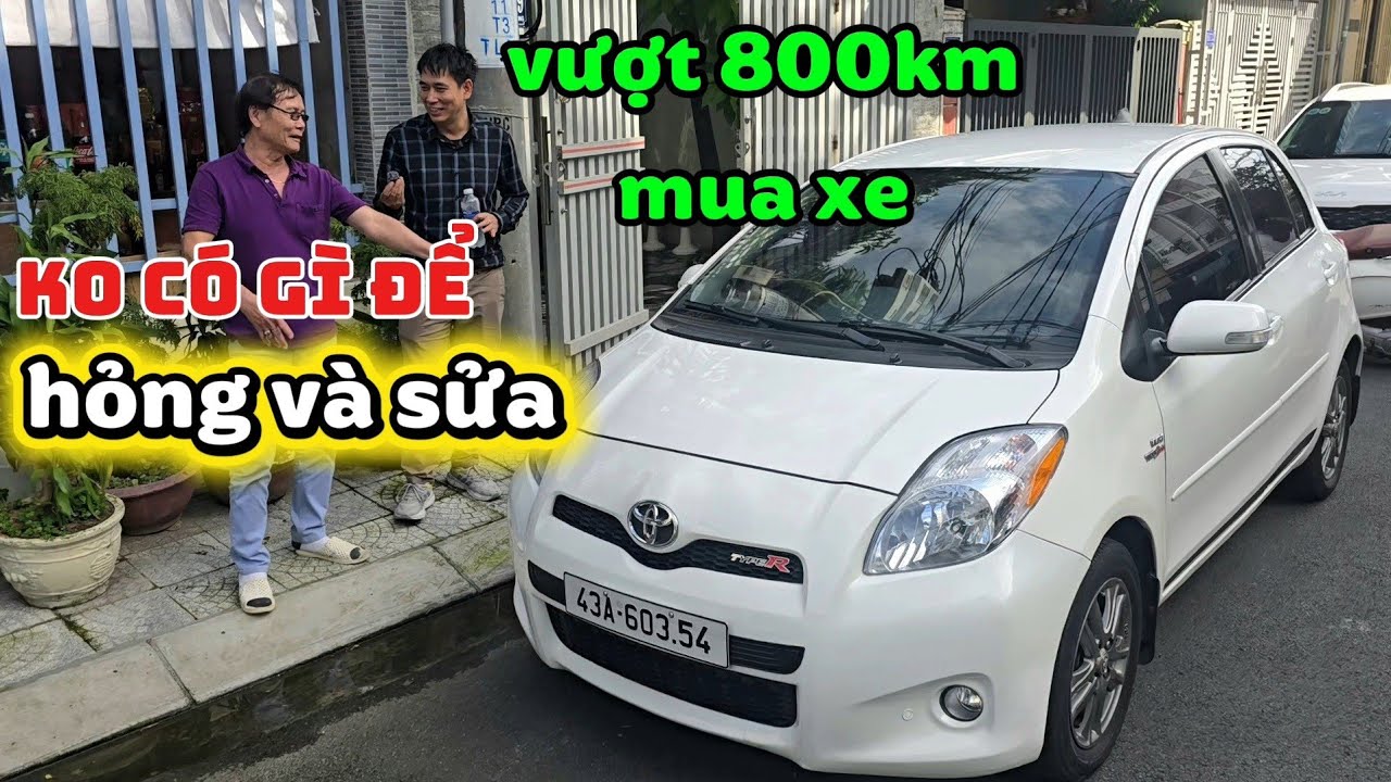 Vượt 800km vào Đà Nẵng bắt cọp | Toyota Yaris 1.5AT RS 2013 nhập khẩu, bản thể thao
