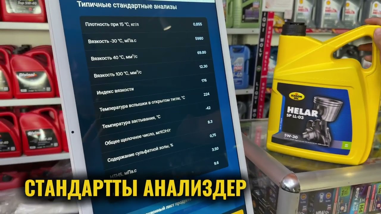 Kroon oil Helar SP LL-03 5W-30 | Талдау