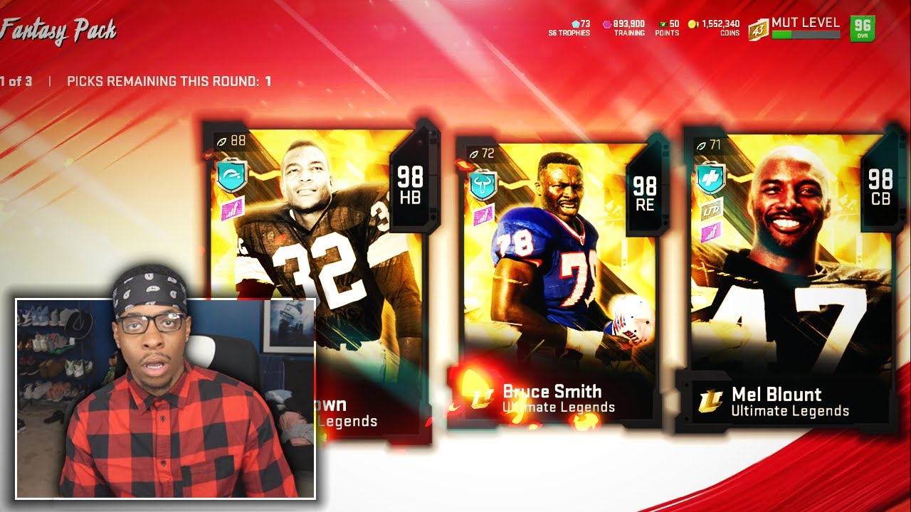 Моя ПОСЛЕДНЯЯ попытка открыть наборы Ultimate Legend... Madden 20