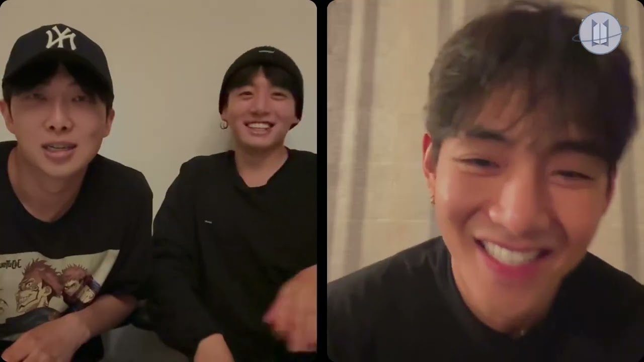[T&uuml;rk&ccedil;e Altyazılı] [Weverse Live] RM-JM-V-JK  