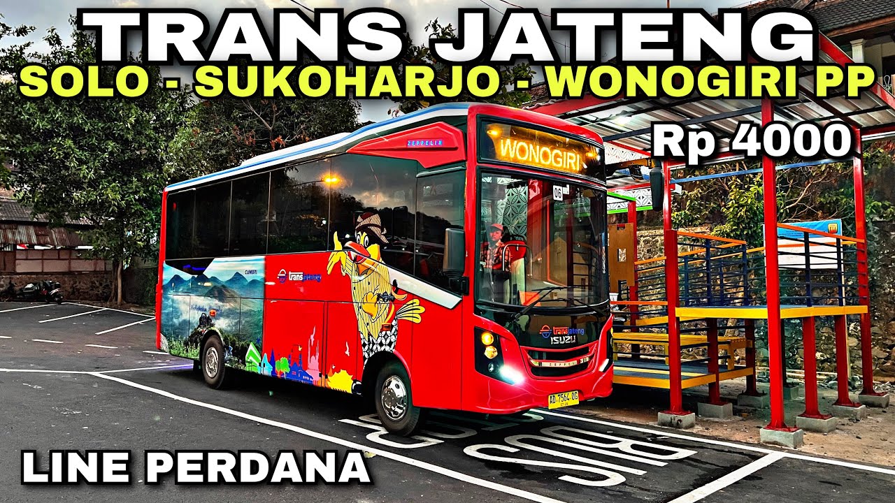 Line Perdana TRANS JATENG Solo - Wonogiri ❗️ Informasi Lengkap Soal Jadwal , Jalur & Tarifnya ❗️