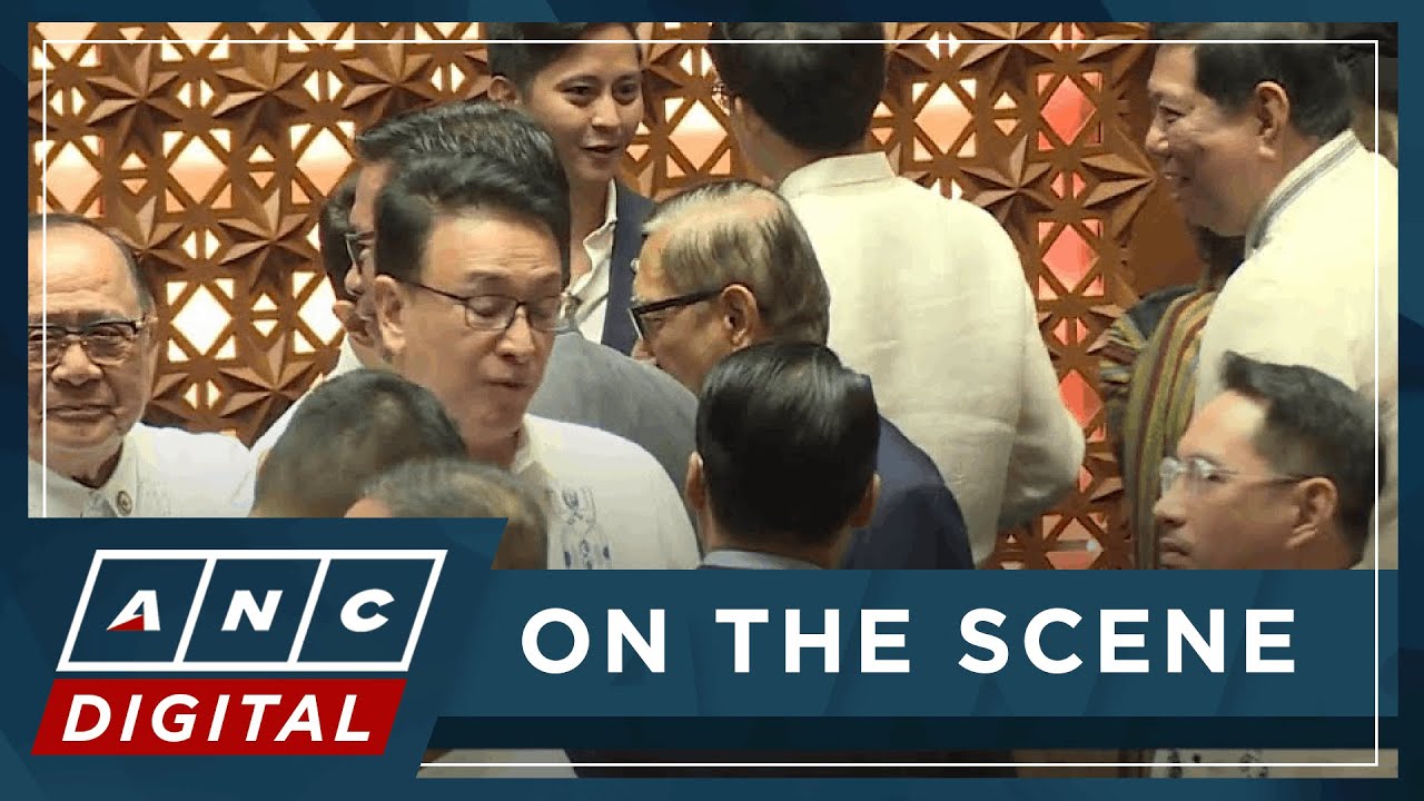 LOOK: Leandro Leviste approaches Sandro Marcos after House ratifies 2026 budget bill | ANC