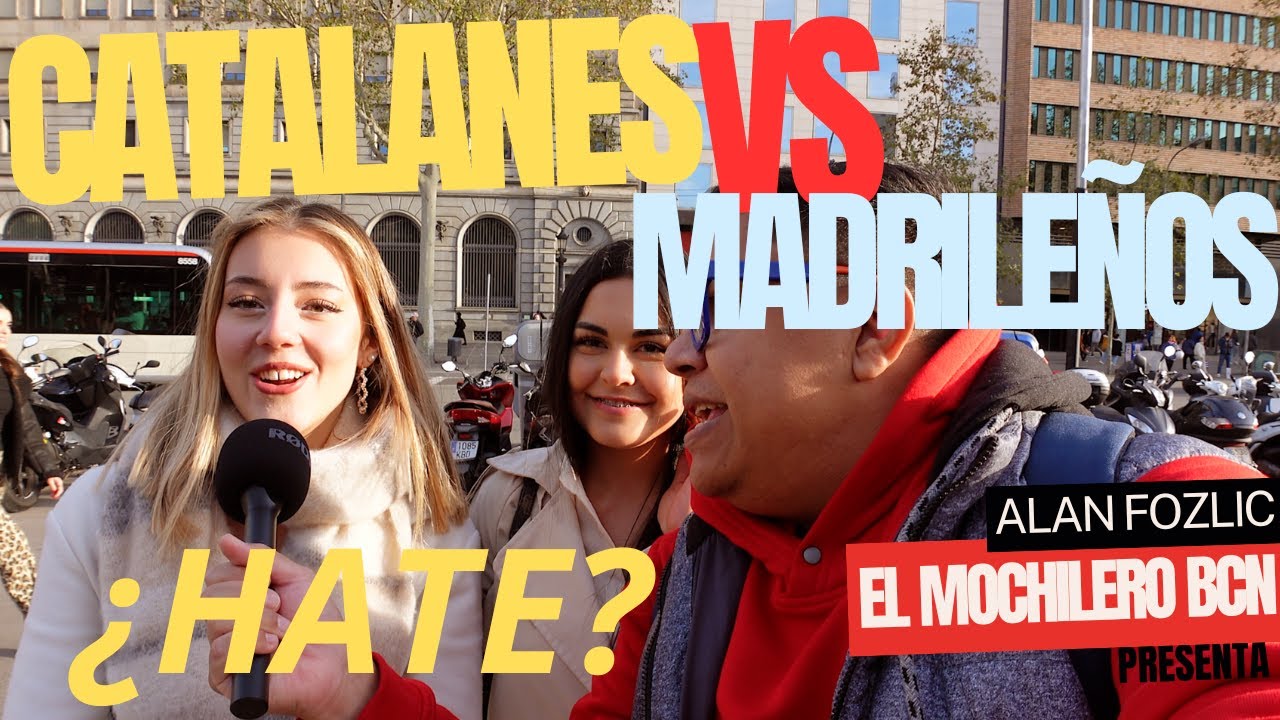 Que opinan los CATALANES de los MADRILEÑOS? Fútbol y política ⚠️