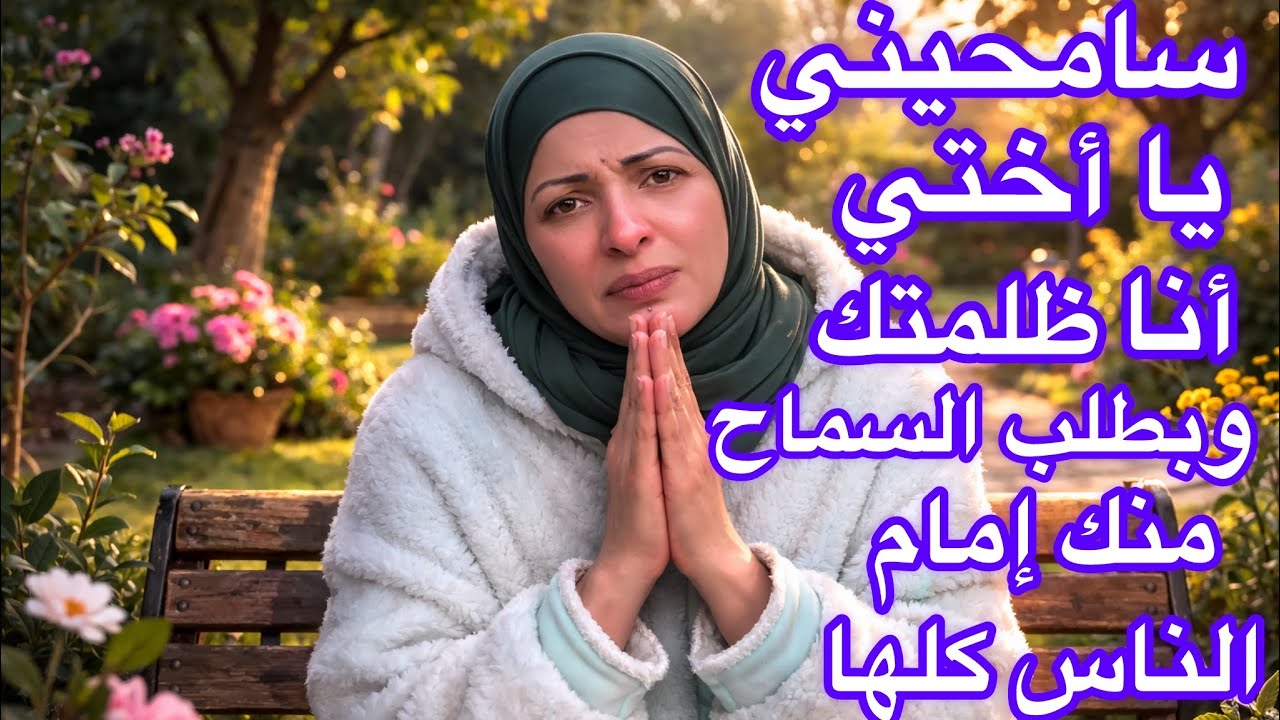 أنا ظلمتك😢سامحيني يا أختي🙏لازم أبرءها🤲فهمتك غلط