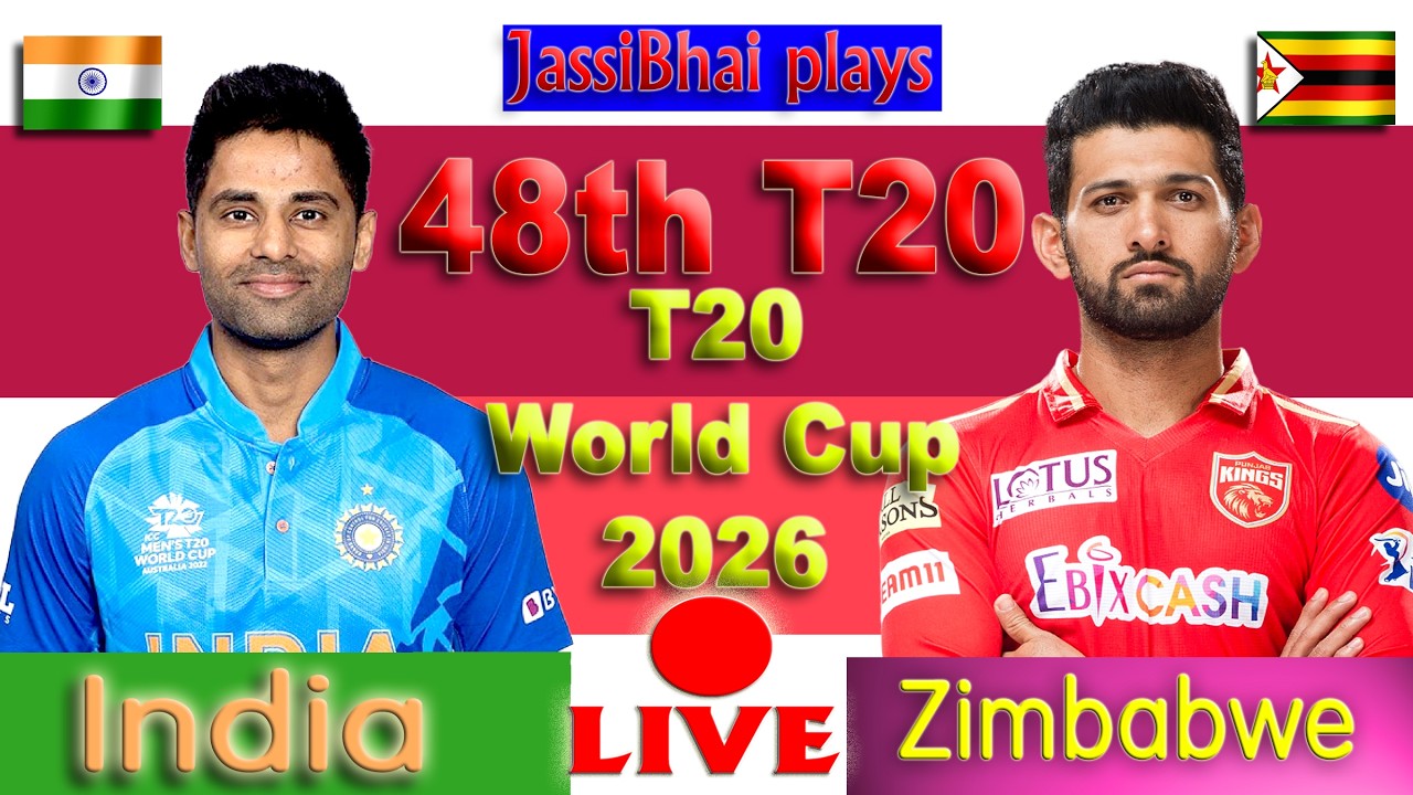 Live India vs Zimbabwe Live | IND vs ZIM, 48th T20 Super 8  #livematch #india  #zimbabwe