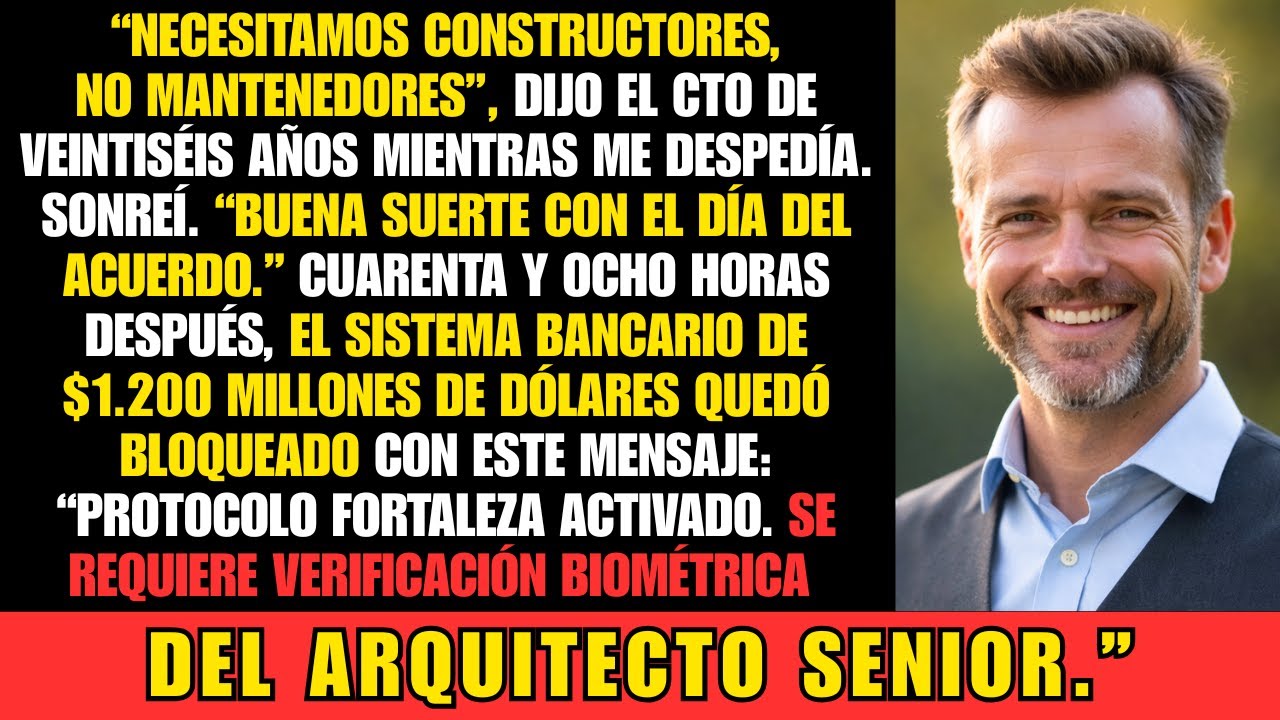 Me despidió un CTO joven; bloqueé un banco de $1.2B con mis biométricos | Venganza corporativa