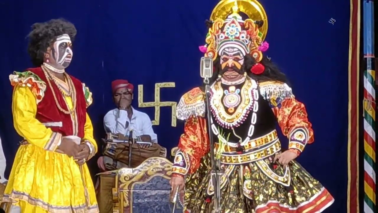 Thombattu ಇಲ್ಲಿ ನೆಡೆದ Yakshagana ಹಾಲಾಡಿ ಕ್ಷೇತ್ರ ಮಹಾತ್ಮೆ 