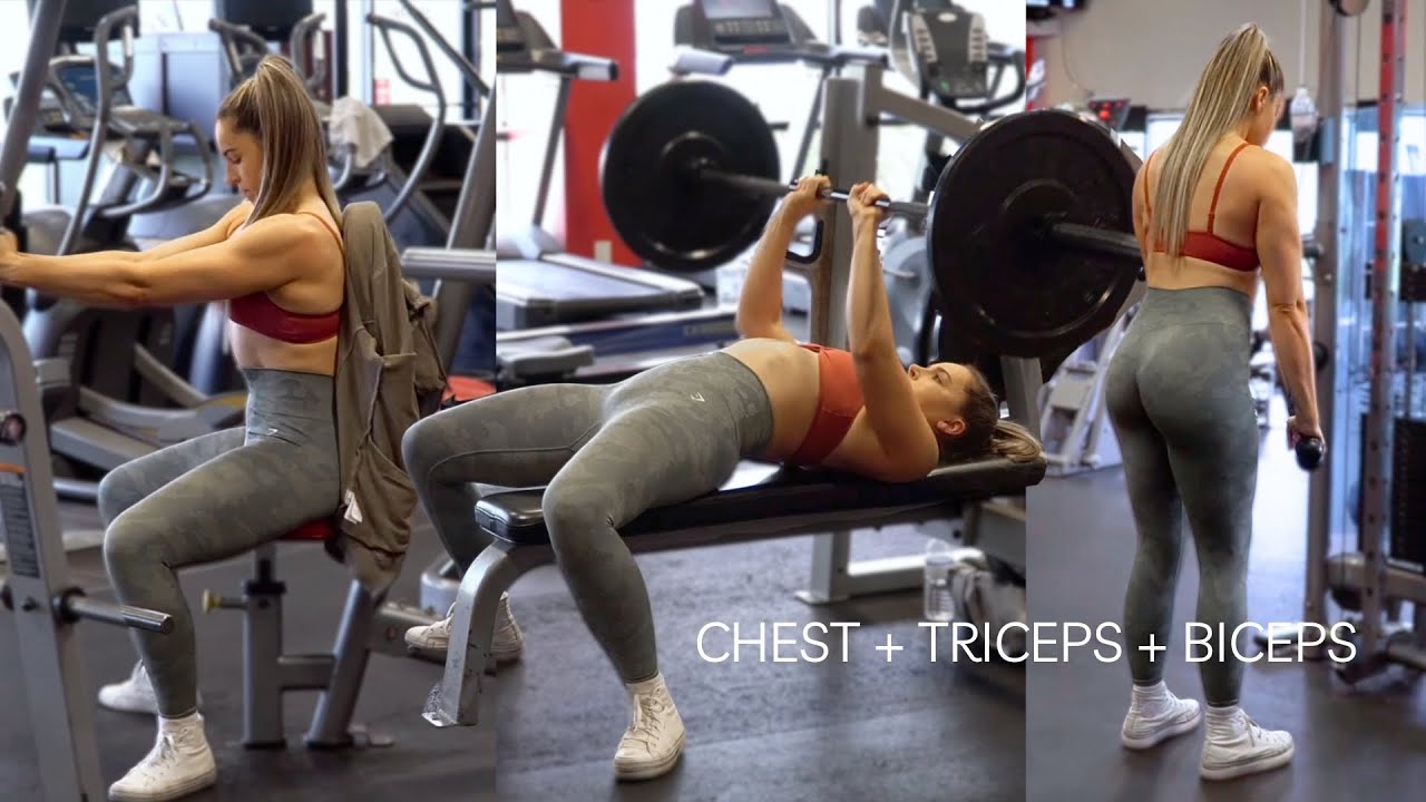 Chest, Triceps, and Biceps! | UPPERBODY GYM WORKOUT
