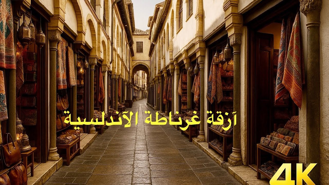 غرناطة الآندلسية جولة في آزقتها الجميلة  4K 🌸🔥