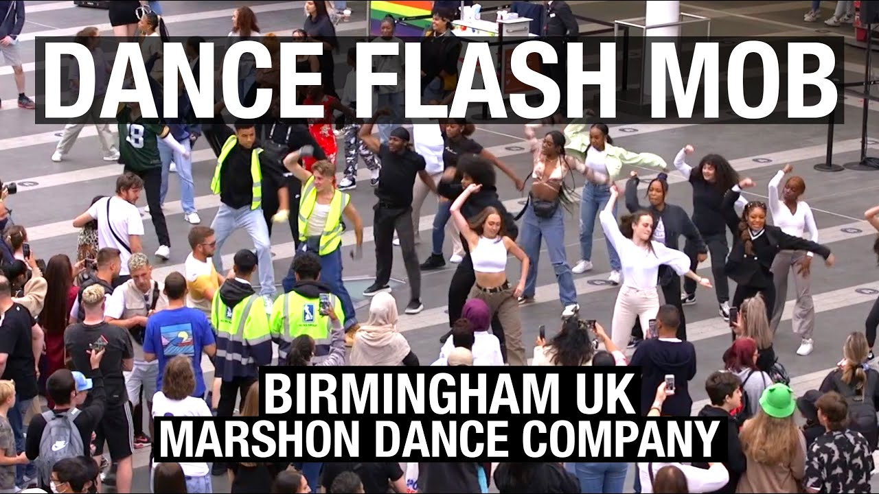 DANCE FLASH MOB - Birmingham Bullring Grand Central - New St Station (UK) - Marshon Dance Company