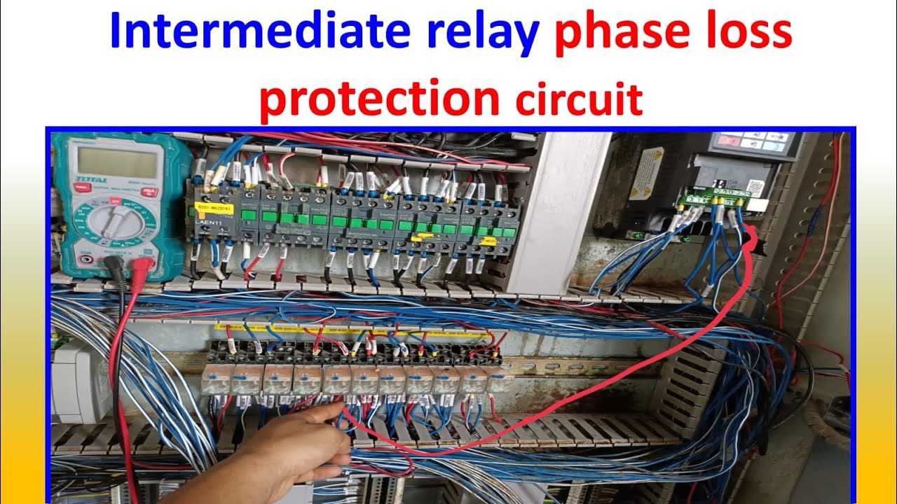 Phase failure Relay | 🌟 Intermediate Relay Phase Loss Protection Circuit Diagram 🌟